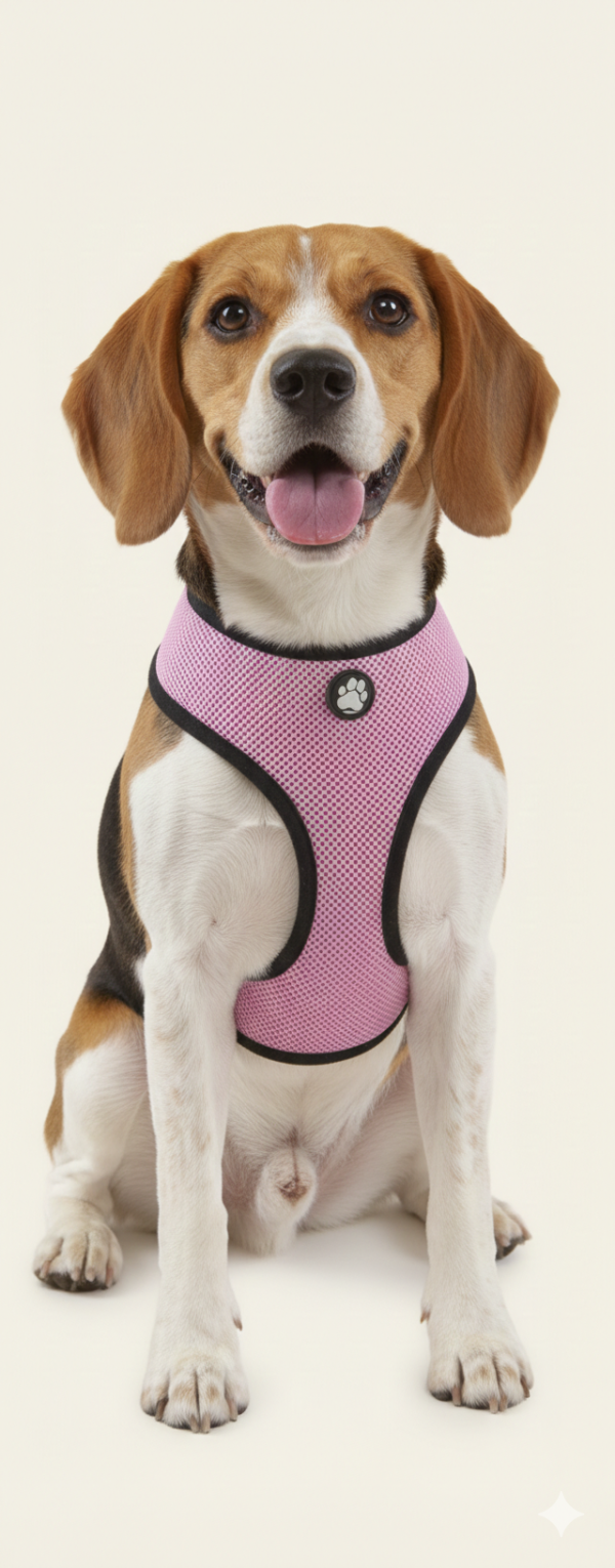 Arnés Furhaven de Malla Color Rosa Talla Large Furhaven